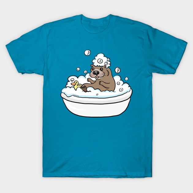 Otterly relaxing self care T-Shirt by doodletokki